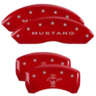 Disc Brake Caliper Cover by MGP CALIPER COVERS - 10198SMBPRD pa9