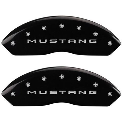 Disc Brake Caliper Cover by MGP CALIPER COVERS - 10202SMB2BK pa1