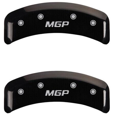 Disc Brake Caliper Cover by MGP CALIPER COVERS - 14026SMGPBK pa2