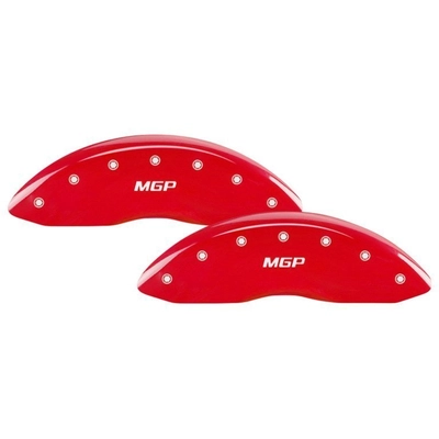 MGP CALIPER COVERS - 14258SMGPRD - Gloss Red Caliper Covers with MGP Engraving pa1