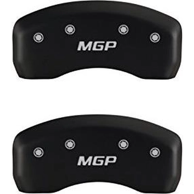 Disc Brake Caliper Cover by MGP CALIPER COVERS - 15218SMGPMB pa3