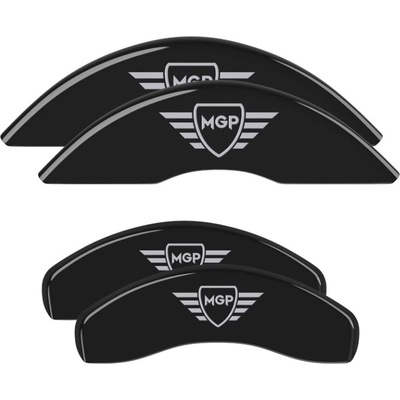 MGP CALIPER COVERS - 23219SMGPBK - Disc Brake Caliper Cover pa2