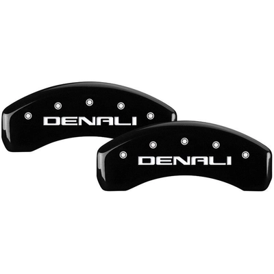 MGP CALIPER COVERS - 34218SDNLBK - Gloss Black Caliper Covers with Denali Engraving pa2