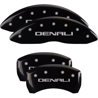 MGP CALIPER COVERS - 34218SDNLBK - Gloss Black Caliper Covers with Denali Engraving pa3