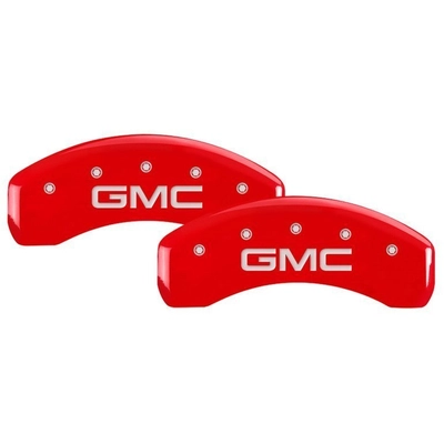 Disc Brake Caliper Cover by MGP CALIPER COVERS - 34218SGMCRD pa2