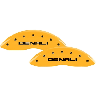 MGP CALIPER COVERS - 34219SDNLYL - Gloss Yellow Caliper Covers with Denali Engraving pa2