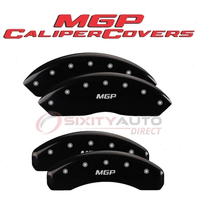 Disc Brake Caliper Cover by MGP CALIPER COVERS - 42014SMGPBK pa5