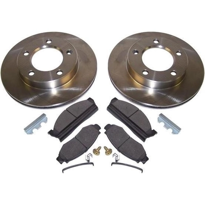 Disc Brake Pad & Rotor Kit by CROWN AUTOMOTIVE JEEP REPLACEMENT - 5358568RK pa1
