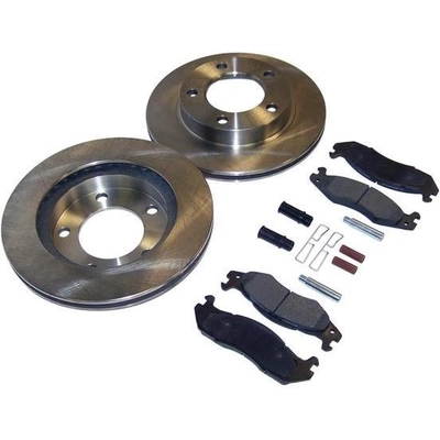 Disc Brake Pad & Rotor Kit by CROWN AUTOMOTIVE JEEP REPLACEMENT - 5363421RK pa1