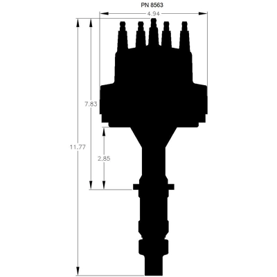 Distributor by MSD IGNITION - 8563 pa3