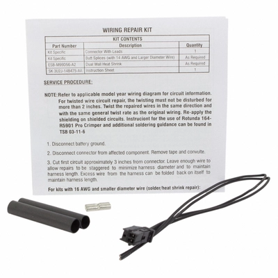 Dome Light Connector by MOTORCRAFT - WPT1412 pa2