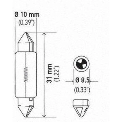 Dome Light by HELLA - 6411TB pa13