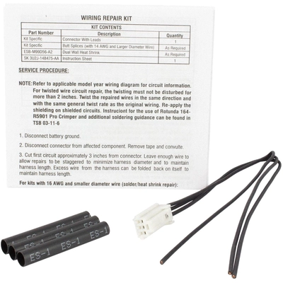 Door Jamb Connector by MOTORCRAFT - WPT203 pa12