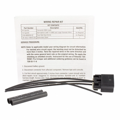 Door Lock Connector by MOTORCRAFT - WPT1101 pa2