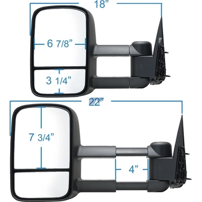 K SOURCE/FIT SYSTEM - 62073-74G - Door Mirror pa2