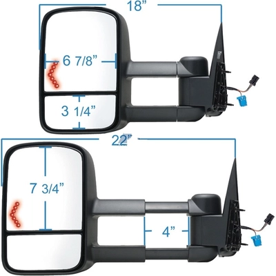 Door Mirror by K SOURCE/FIT SYSTEM - 62075-76G pa3