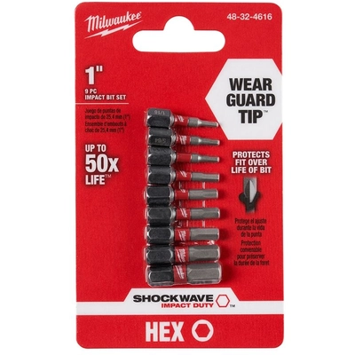 MILWAUKEE - 48-32-4616 - Impact Hex Insert Bit Set pa1