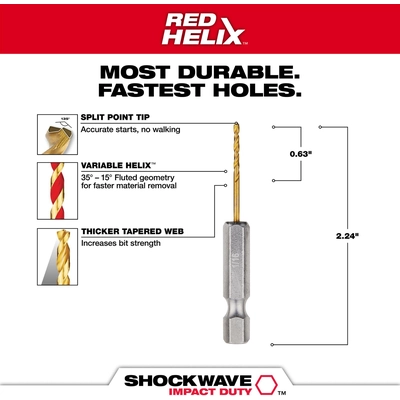 MILWAUKEE - 48-89-4602 - Drill Bit pa3