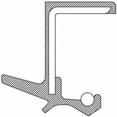 Drive Axle Pinion Seal by NATIONAL OIL SEALS - 710727 pa2