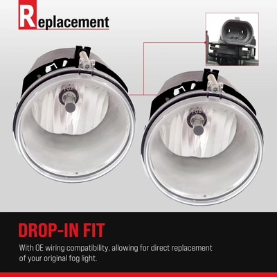 Driver Side Fog Lamp Assembly - GM2592300 pa9