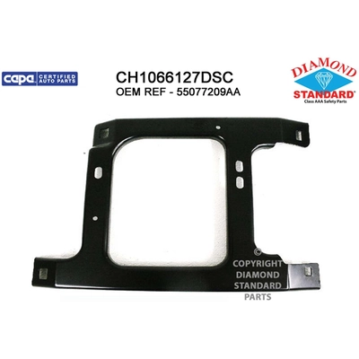 Driver Side Front Bumper Bracket - CH1066127DSC pa1