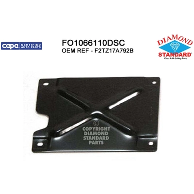 Driver Side Front Bumper Bracket - FO1066110DSC pa1