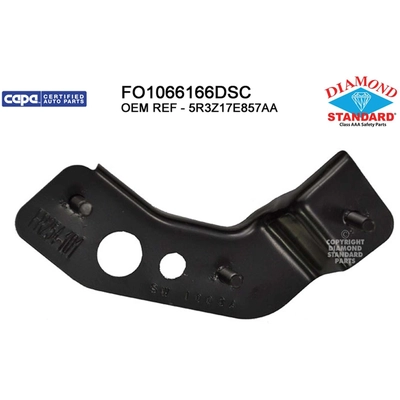 Driver Side Front Bumper Bracket - FO1066166DSC pa1