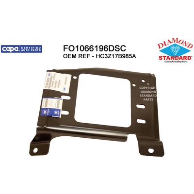 Driver Side Front Bumper Bracket - FO1066196DSC pa1