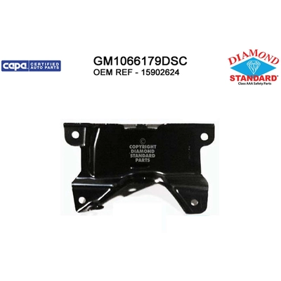 Driver Side Front Bumper Bracket - GM1066179DSC pa1