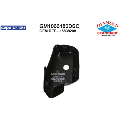 Driver Side Front Bumper Bracket - GM1066180DSC pa1