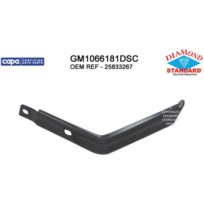 Driver Side Front Bumper Bracket - GM1066181DSC pa1