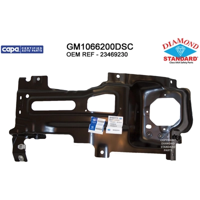 Driver Side Front Bumper Bracket - GM1066200DSC pa1