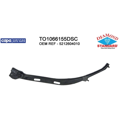 Driver Side Front Bumper Bracket - TO1066155DSC pa1