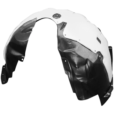 Driver Side Front Fender Inner Panel by SHERMAN PARTS - 512-24L pa1