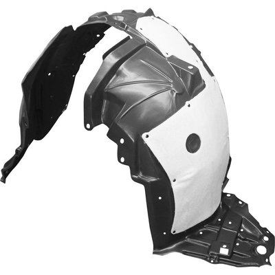 Driver Side Front Fender Inner Panel - NI1248164C pa1
