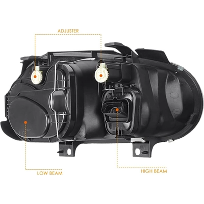 Driver Side Headlamp Assembly Composite - VW2502122 pa1