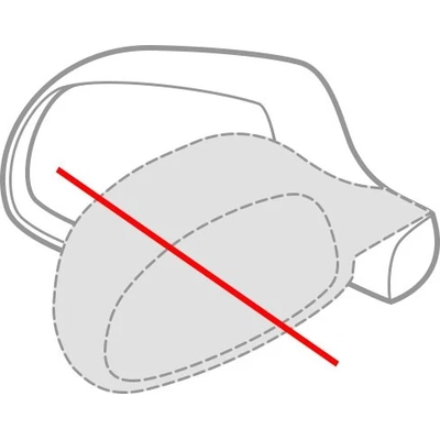 Driver Side Outside Rear View Mirror - GM1320138 pa2
