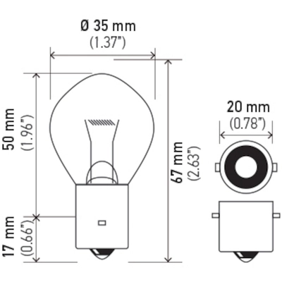 HELLA - 635 - Fog Light Bulb (Pack of 10) pa2