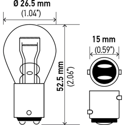 Lumi�re de conduite et antibrouillard (Pack of 10) by HELLA - 7225 pa5