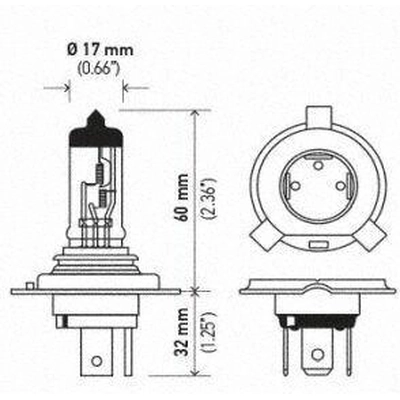 Driving And Fog Light by HELLA - 9003LL pa7