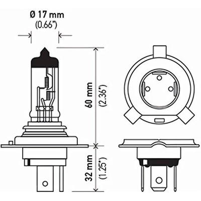 Driving And Fog Light by HELLA - 9003SB pa6