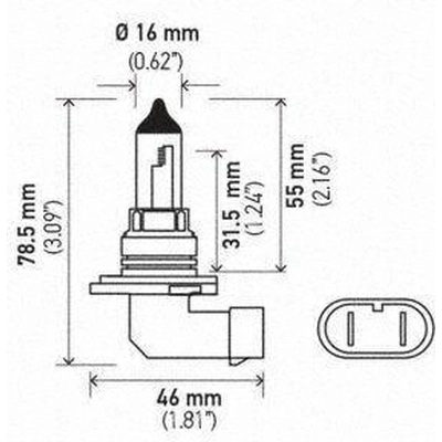 Driving And Fog Light by HELLA - 9006-2.0TB pa11