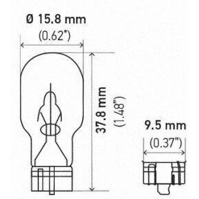 Lumière de conduite et antibrouillard (Pack of 10) by HELLA - 921 pa20