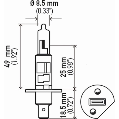 Driving And Fog Light by HELLA - H1TB pa2