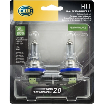 Lumière de conduite et antibrouillard par HELLA - H11-2.0TB pa2
