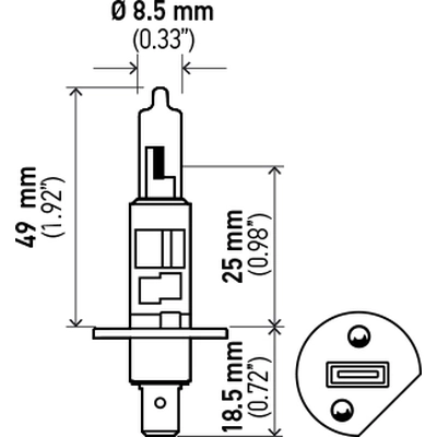 Lumière de conduite et antibrouillard par HELLA - H1P50 pa1