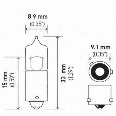 Driving And Fog Light by HELLA - H21W pa6