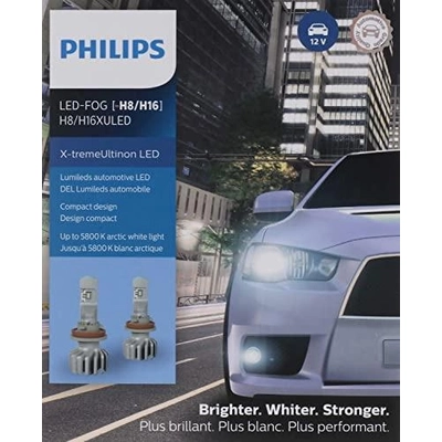Lumière de conduite et antibrouillard par PHILIPS - H8/H11/H16 pa28