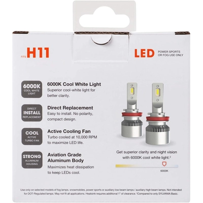 Driving And Fog Light by SYLVANIA - H11SL.BX2 pa2