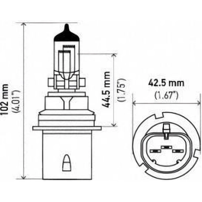 HELLA - 9004 - Dual Beam Headlight pa8